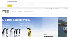 Desktop Screenshot of karcher-marine.com